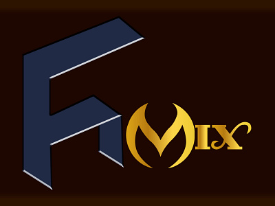 FM Logo Design adobe illustrator adobe photoshop branding design graphic design illustration logo