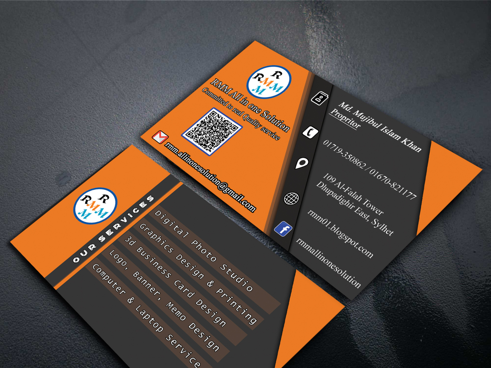 Duel Side Business Card Design by Md Mijubul Islam Khan on Dribbble