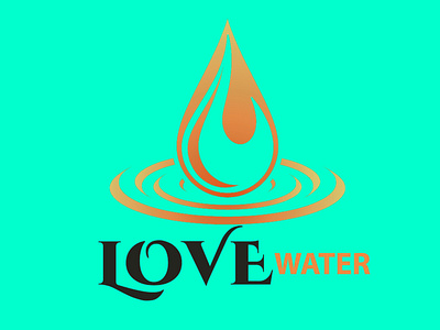 Love Water Logo2 adobe illustrator adobe photoshop branding design graphic design illustration logo