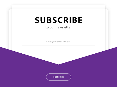Subscribe clean design dailyui newsletter subscribe form subscriptiondri