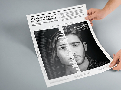 Print Design—Infographic for Gender Equality Campaign design graphic design illustration typography vector