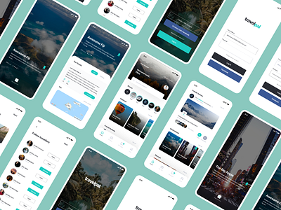 Travelpal design product design protopie5.0 tech travel travelapp ui ux