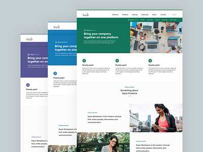 Squiz Product Page Templates app cms design digital platform product product design product page production suite tech ui ux web website