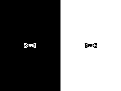 Professional Gaming bowtie contrast controller gaming logo