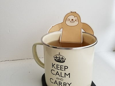 Relax with Dash branding care package dashthesloth design illustration mascot packaging procurify relax relaxwithdash sloth sloths teabag