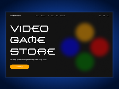 Video game store (Minimorphism) design figma game minimal minimorphism store ui ux web