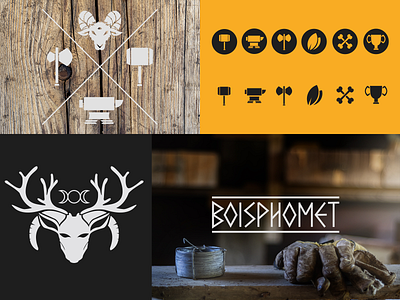 Boisphomet - part 3 branding design illustration