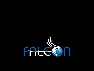 Falcon illustration internet logo