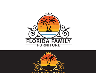 Florida Family Furniture furniture illustration logo