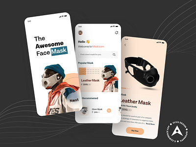 Online Mask Store - eCommerce App Concept