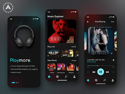 Music Streaming App UI/UX Design