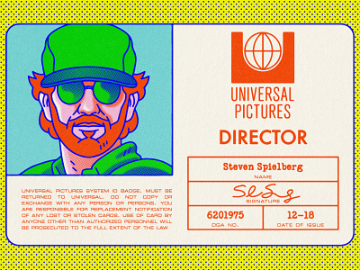Spielberg’s Auto-biopic design editorial editorial illustration halftone illustration movie director movies pop art spielberg steven spielberg texture typography