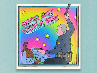 Good Guys... cops editorial editorial illustration guns illustration police police brutality racism social justice violence