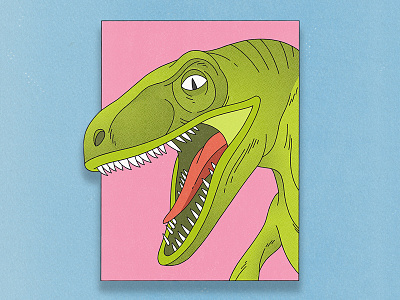 Clever girl... dinosaur editorial editorial illustration film illustration jurassic park jurassic world movies raptor