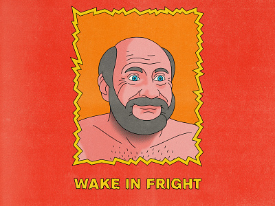 Wake In Fright design editorial editorial illustration halftone illustration movies pop art texture typography