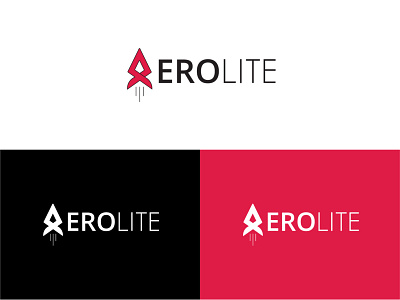 Aerolite Logo (Rocket+A Letter) branding dailylogochallenge graphic design illustration logo