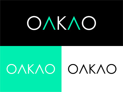 Brand Logo Oakao branding graphic design logo