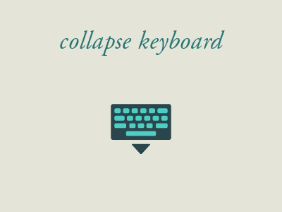 Collapse Keyboard