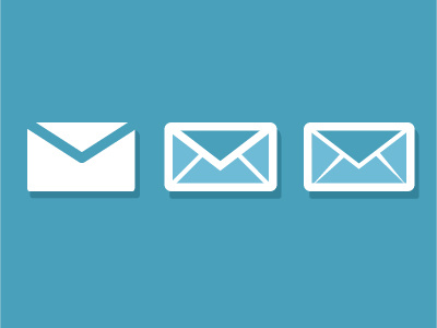 A Flat Set of Snail Mail Icons