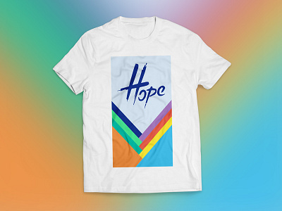 Rough T-Shirt idea for HopeShines.org - Non-profit in Rwanda africa colorful flat graphic hope hope shines non profit rwanda shirt t shirt