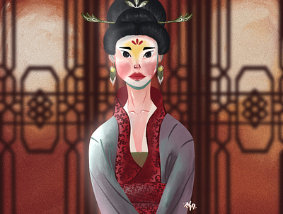 Mulan disney fanart illustrator