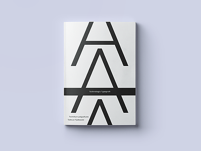 Technologia Typografii - Book Design book cover minimal okladka polish technologia typografii typography