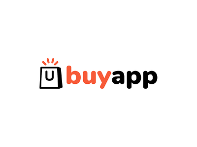 Buyapp Logo branding identity logo logotype typogaphy