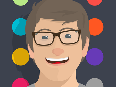 My new avatar avatar flat illustration me myself people profile
