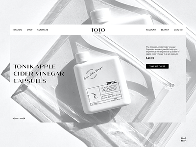 E-commerce Website Design Concept - Cosmetics shop Home Page UI branding cosmetics design e commerce figma shop ui ux web webdesign магазин