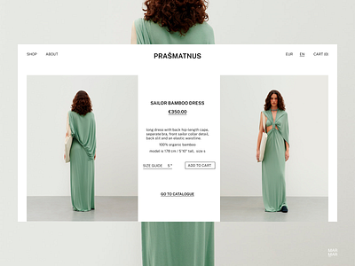 E-commerce Clothes Store Website Design Concept - Home Page UI branding clothes design designer e commerce fashion figma store tilda ui ukraine web webdesign wix