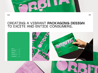 Branding, visual identity Website Design Concept - Home Page UI