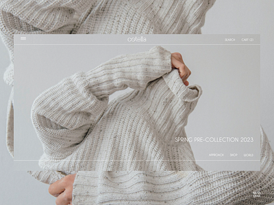 E-commerce Clothes Store Website Design Concept - Home Page UI branding clothes design designer e commerce fashion figma landing shop store sweater ui ukraine web webdesign website