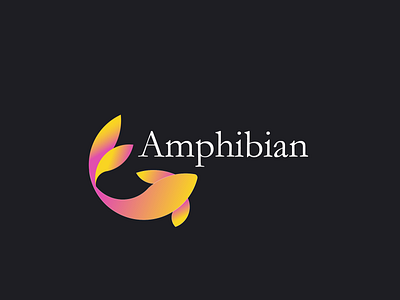 Logo | Amphibian branding design graphic design icon illustration illustrator logo ui