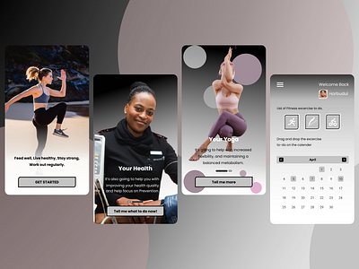 HB Fitness fitness app fitness app ui fitness tracker