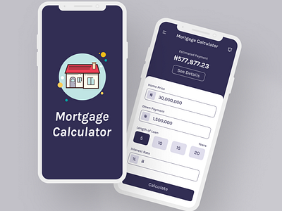 Mortgage Calculator mortgage calculator mortgage calculator ui design product design ui design