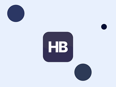 HB Brand App Icon Logo Design logo ui design