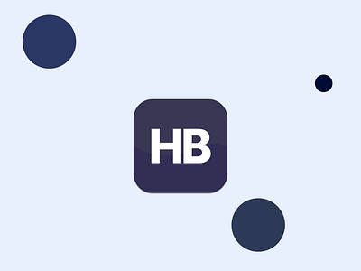 HB Brand App Icon Logo Design