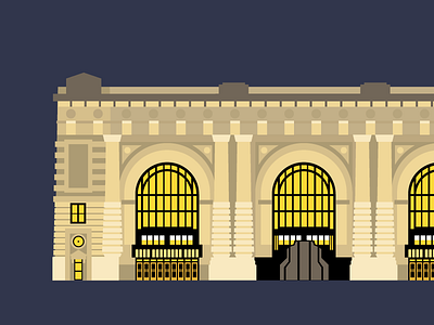 Union Station - Kansas City city illo illustration kansas rookie station union