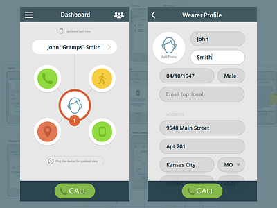 Dashboard Profile activity dashboard design ios profile sketch ux