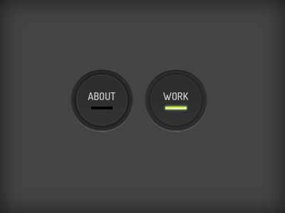 Css3 Round Buttons By Ryan Keairns On Dribbble