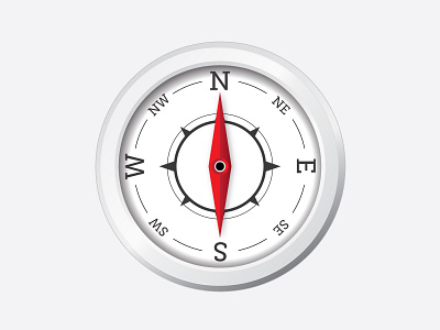 Compass compass direction discover illustrator