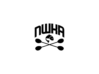 NWKA Sticker Proposal A arts badge burton design fish fishing kayak label paddle sticker water