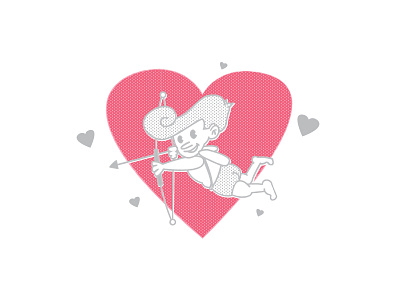 Cupid arts burton card cupid cute february heart love valentines day