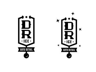 Dr. Ice Auto Detail arts burton clean doctor fix u up logo md stethoscope