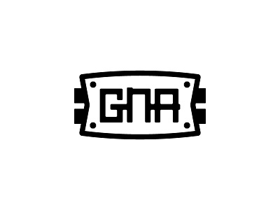 GNA arts badge building burton construction home house icon logo mark shield steel tools tough