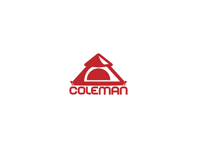 COLEMAN Rebrand arts burton camping design gear logo mark outdoors redesign tent