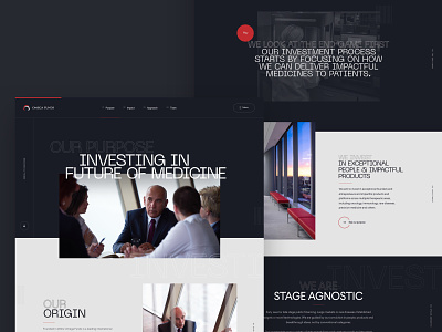 Investment Funds - About Page agency concept creative design design sketch app ui design ux web website website design work in progress