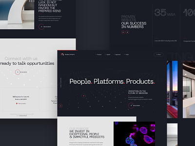 Investment Funds - Homepage agency concept creative design design ui design web website work in progress