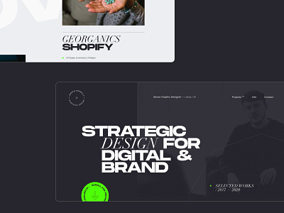 Portfolio Screens