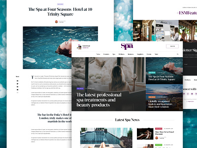 Spa Magazine (Detail) agency blog design magazine ui ui design ux web website work in progress